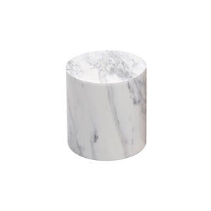 Cylinder Side Table - Marble
