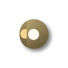 Disc and Sphere Bent Wall Lamp - Brass/Black