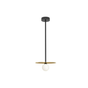 Disc and Sphere P06 Pendant Lamp - Brass/Black
