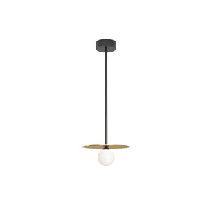Disc and Sphere P07 Pendant Lamp - Brass/Black