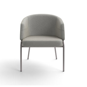 Central Park S100B Dining Chair - Fabric M (Madera 551 Grey)