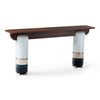 Dolce Vita 180 Console - Natural Walnut