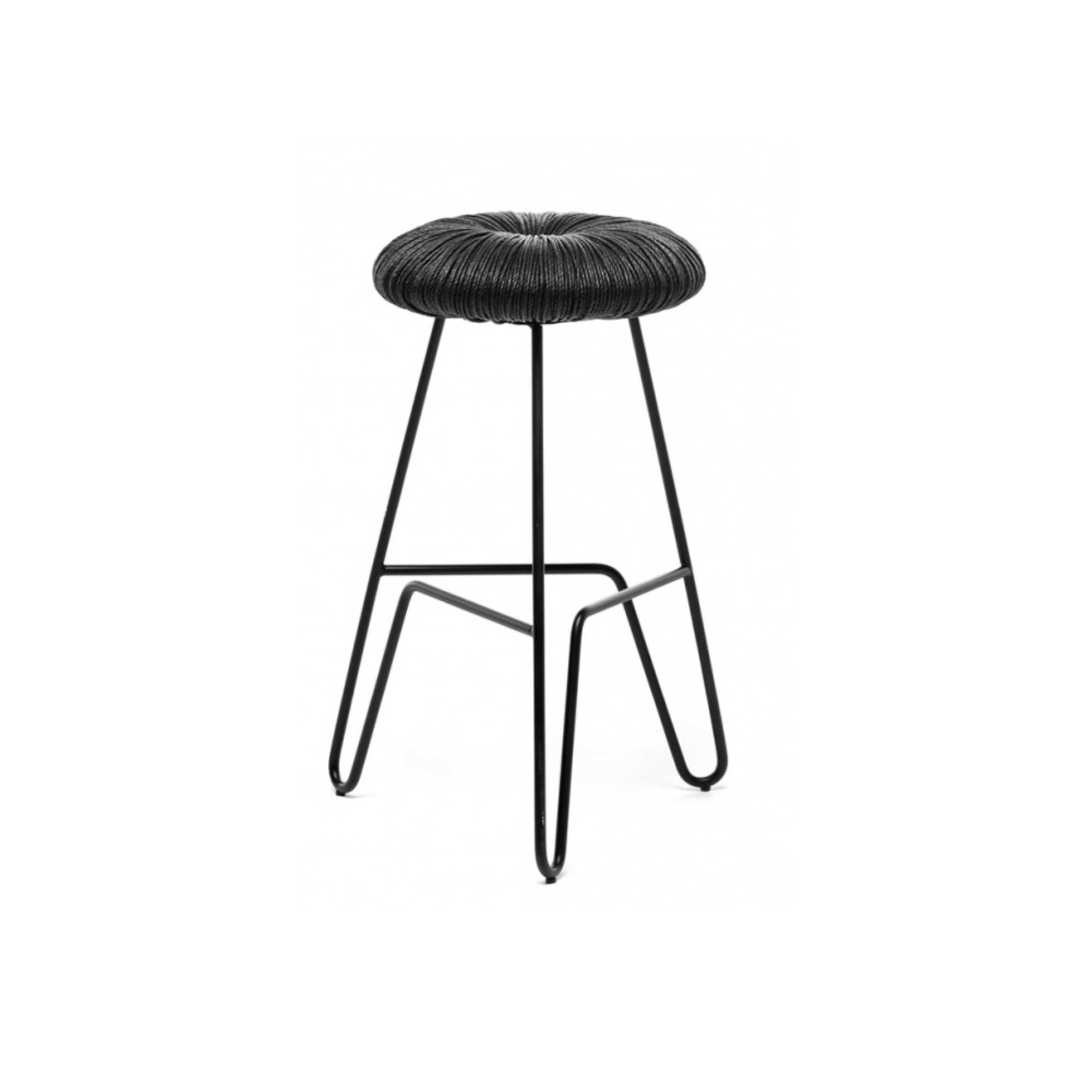 Donut All Black 65 Stool