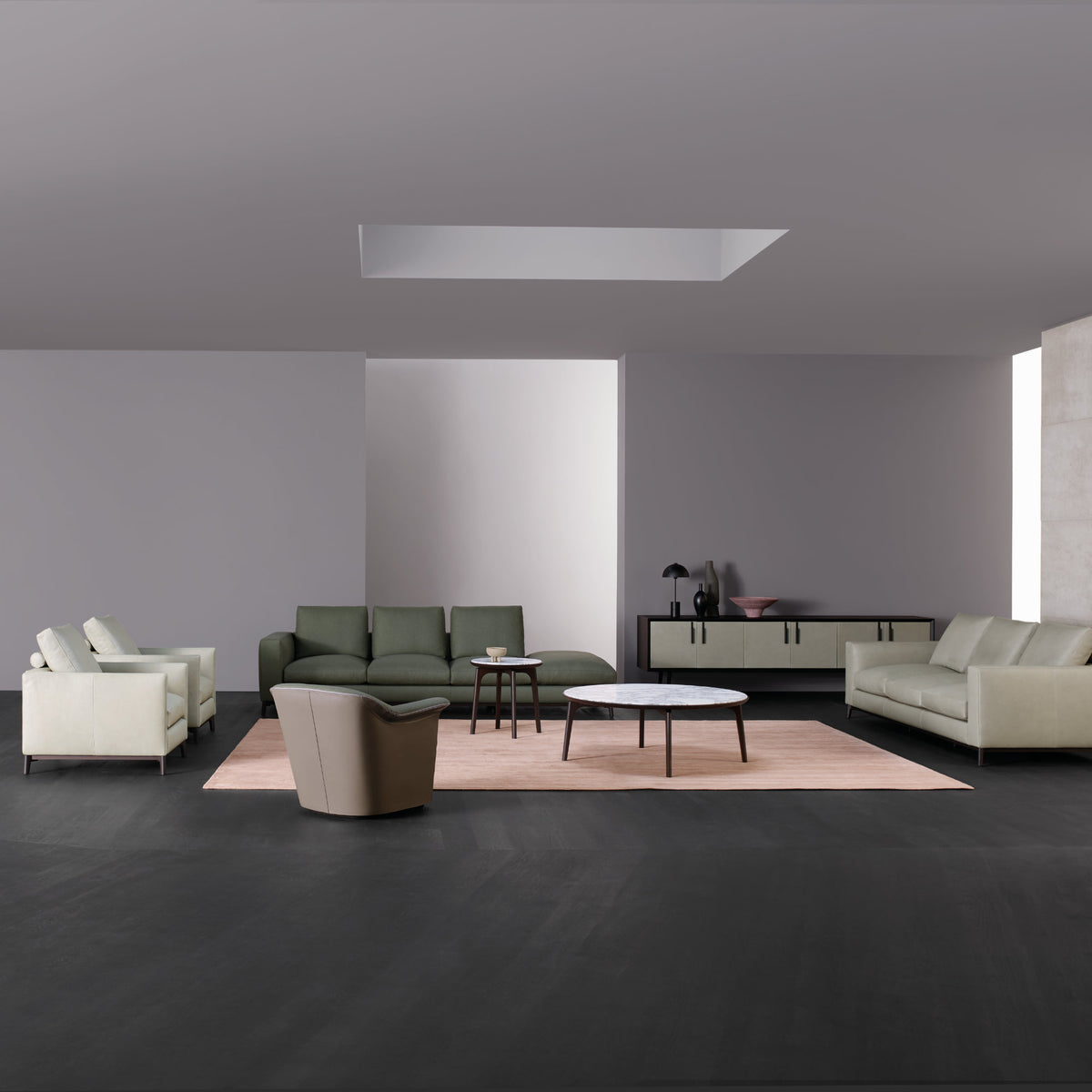 Dorsey Armchair – 82x87 / Wood (Frassino Tinto Noce) / Cuoio 38/Leather (Terrea 8006)-4