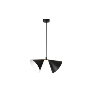 Double Pendant Lamp - Black