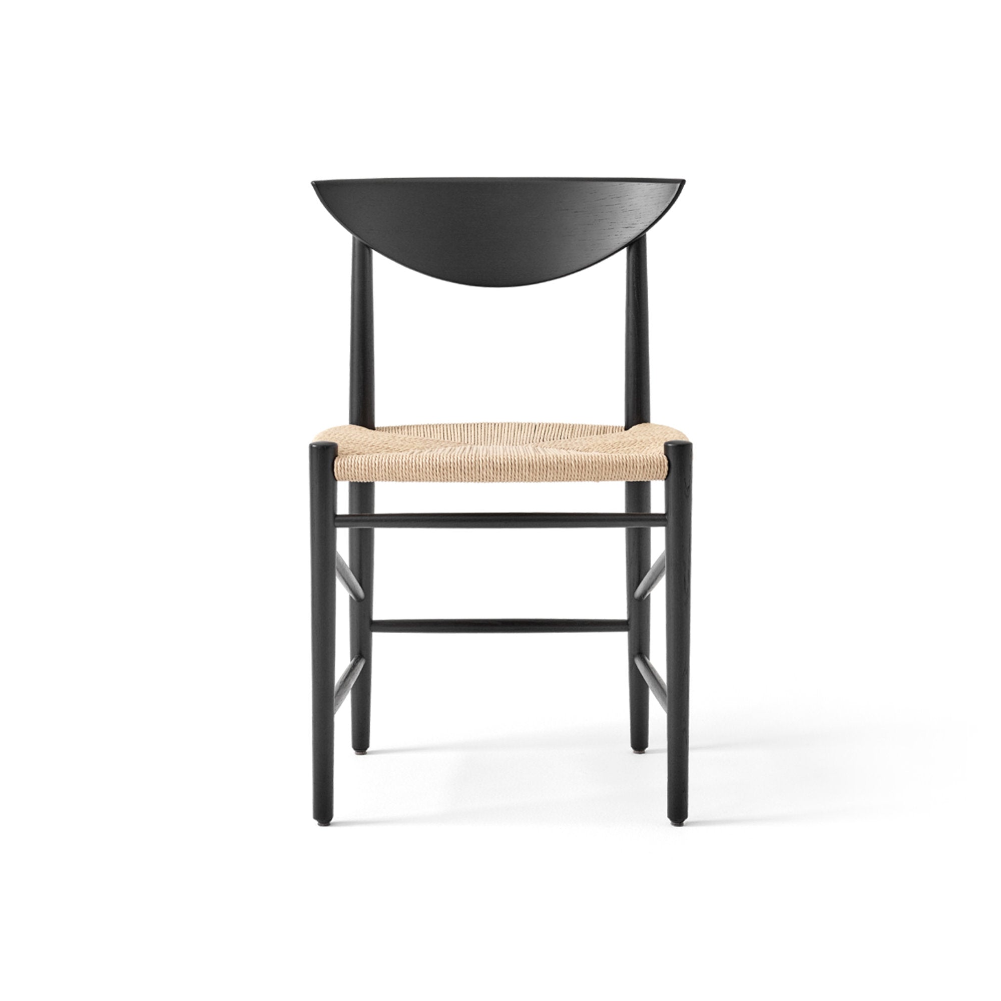 Drawn HM3 Dining Chair - Black Oak/Natural Paper Cord-3