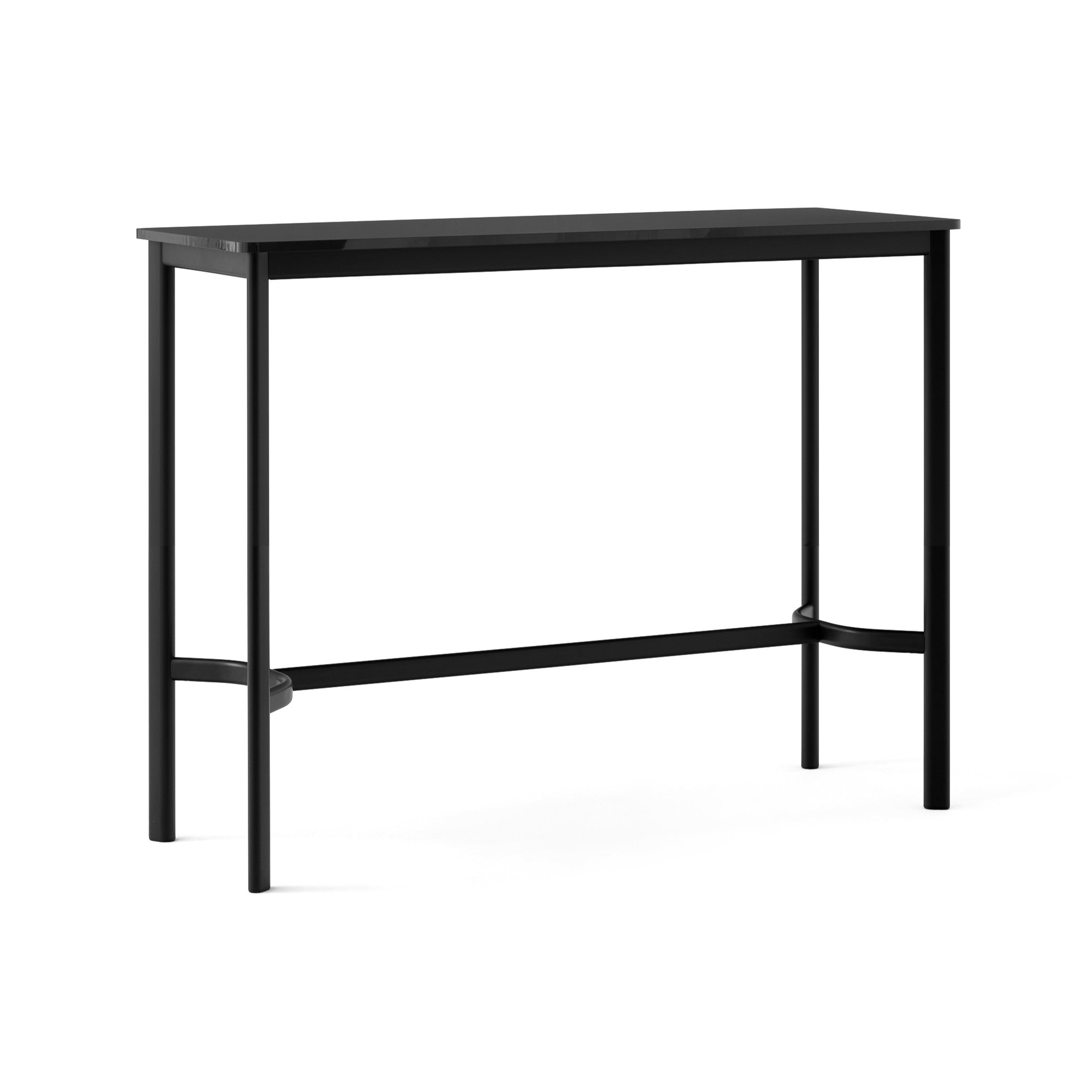 طاولة بار Drip HW113 - طلاء فينيكس نانو أسود/أسود