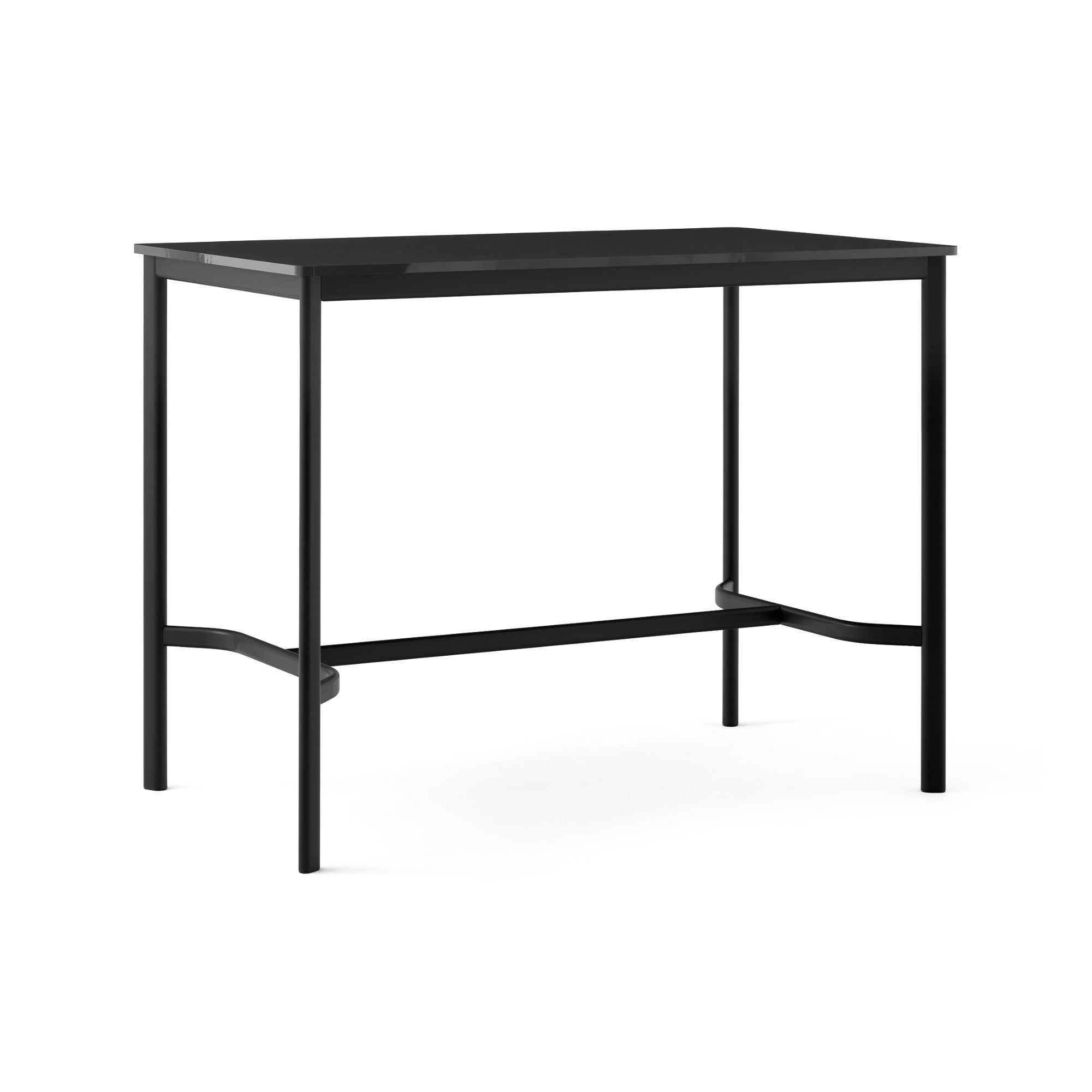 طاولة بار Drip HW114 - طلاء فينيكس نانو أسود/أسود