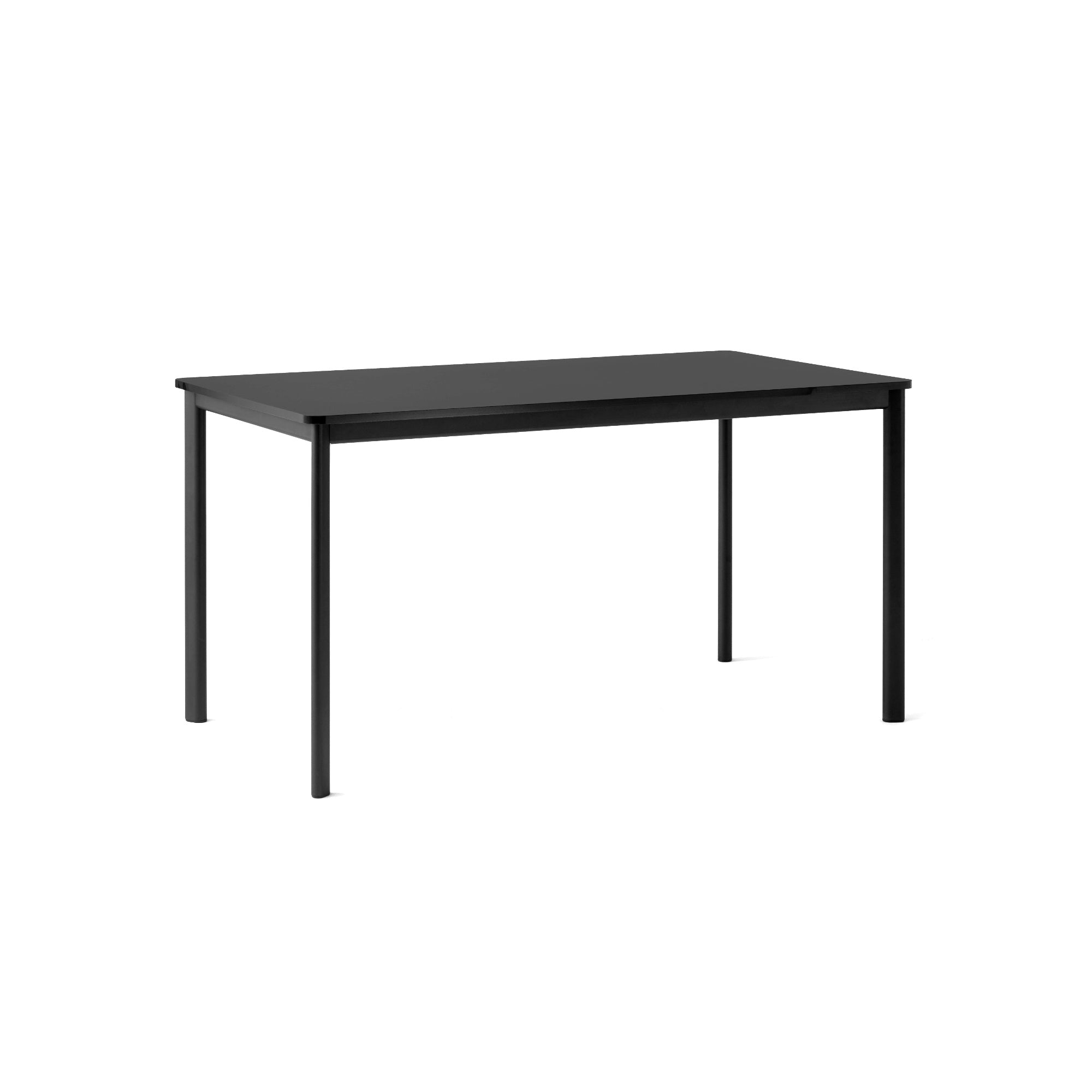 Drip HW58 Dining Table - Black/Black Fenix Nano Laminate
