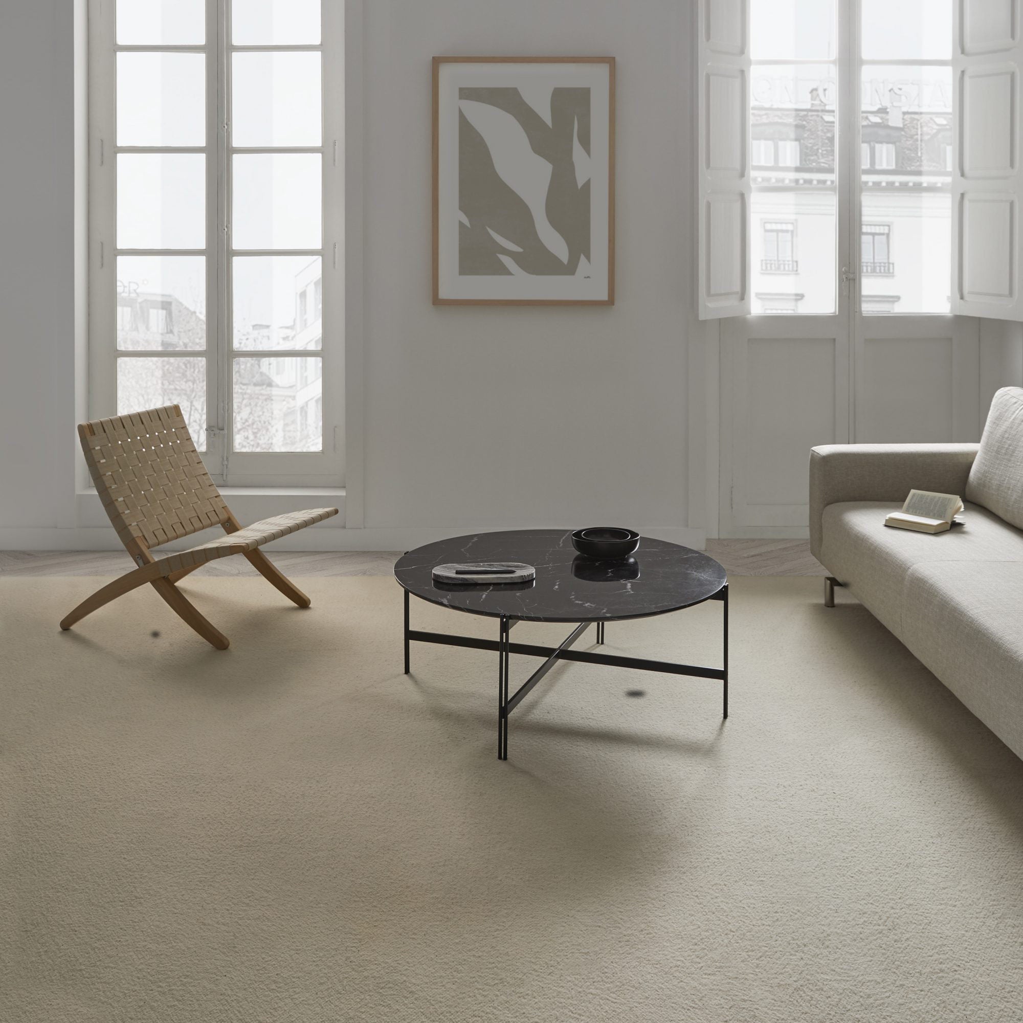 Duo 24R Coffee Table - Black Marble-2