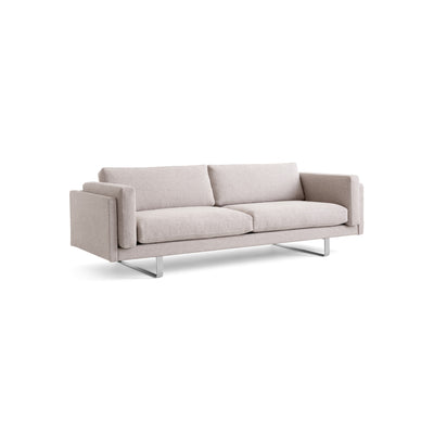 EJ280 8062 Sofa - Brushed Chrome/Fabric 3 (Clay 12)