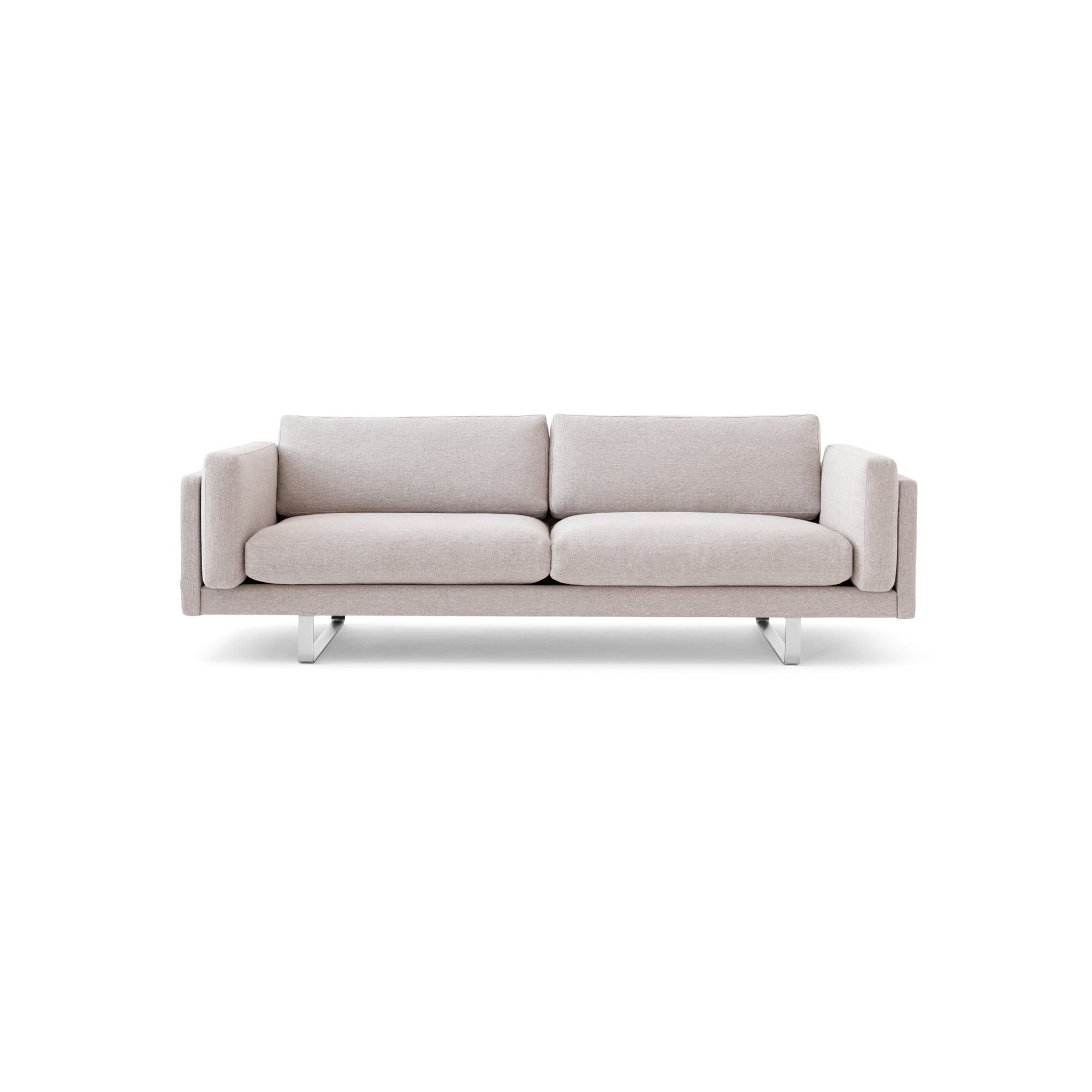 EJ280 8062 Sofa - Brushed Chrome/Fabric 3 (Clay 12)-2