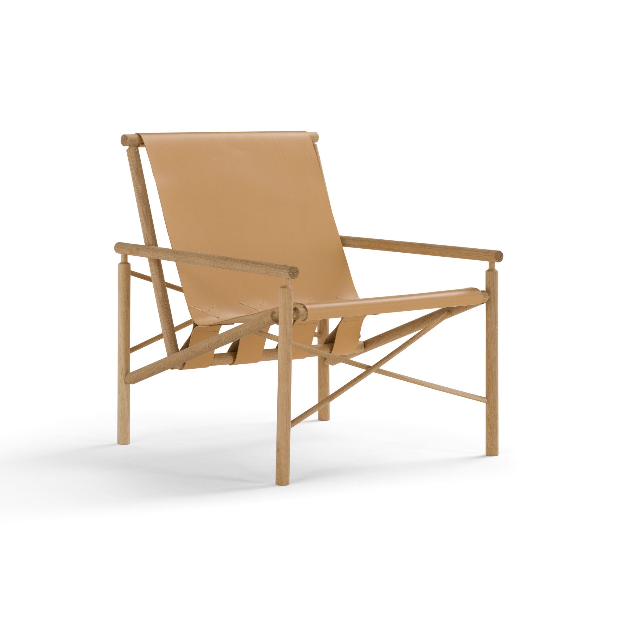 Ease 010 Armchair - Natural Oak/Cuoio 33