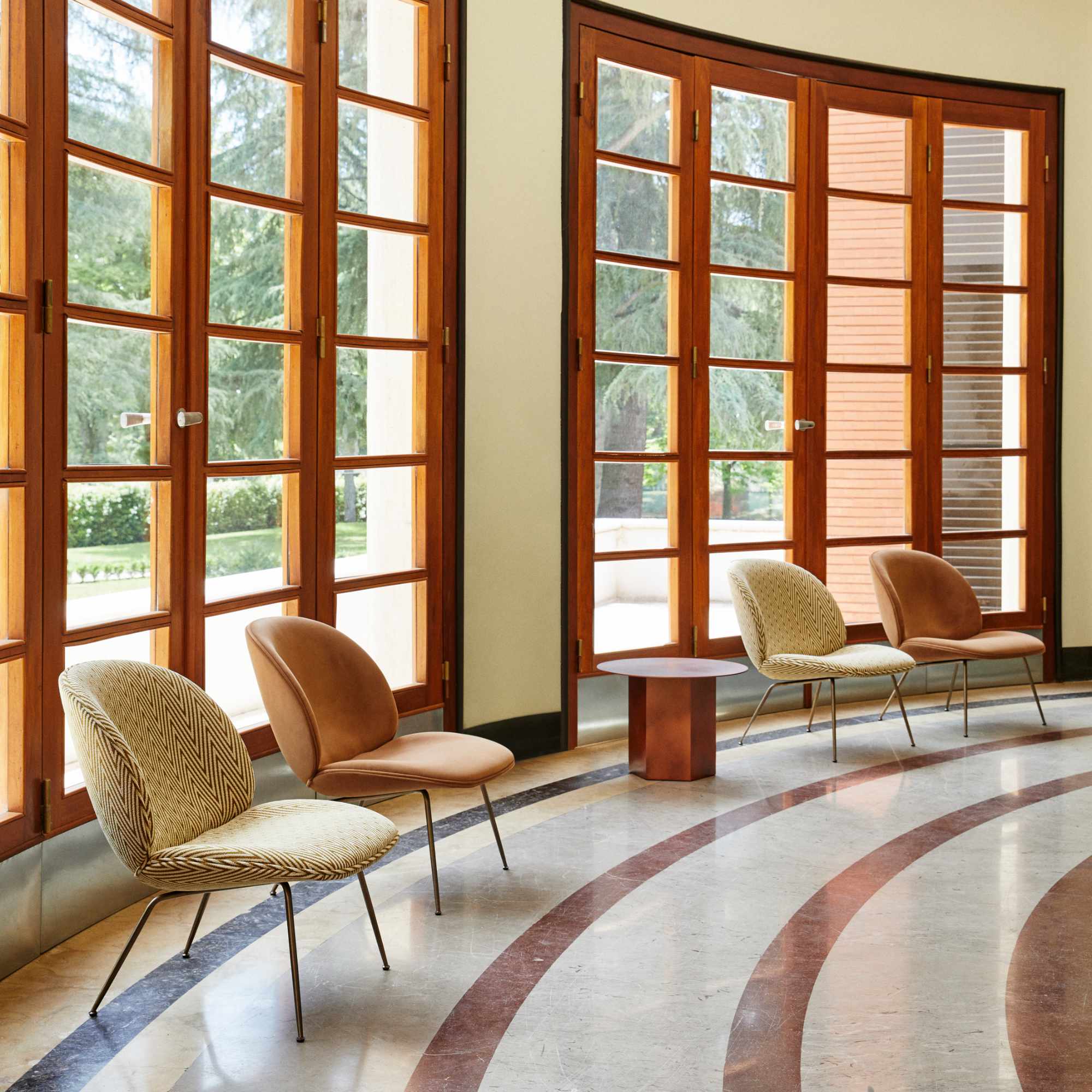 Epic 10074993 Round Side Table - Earthy Red-4