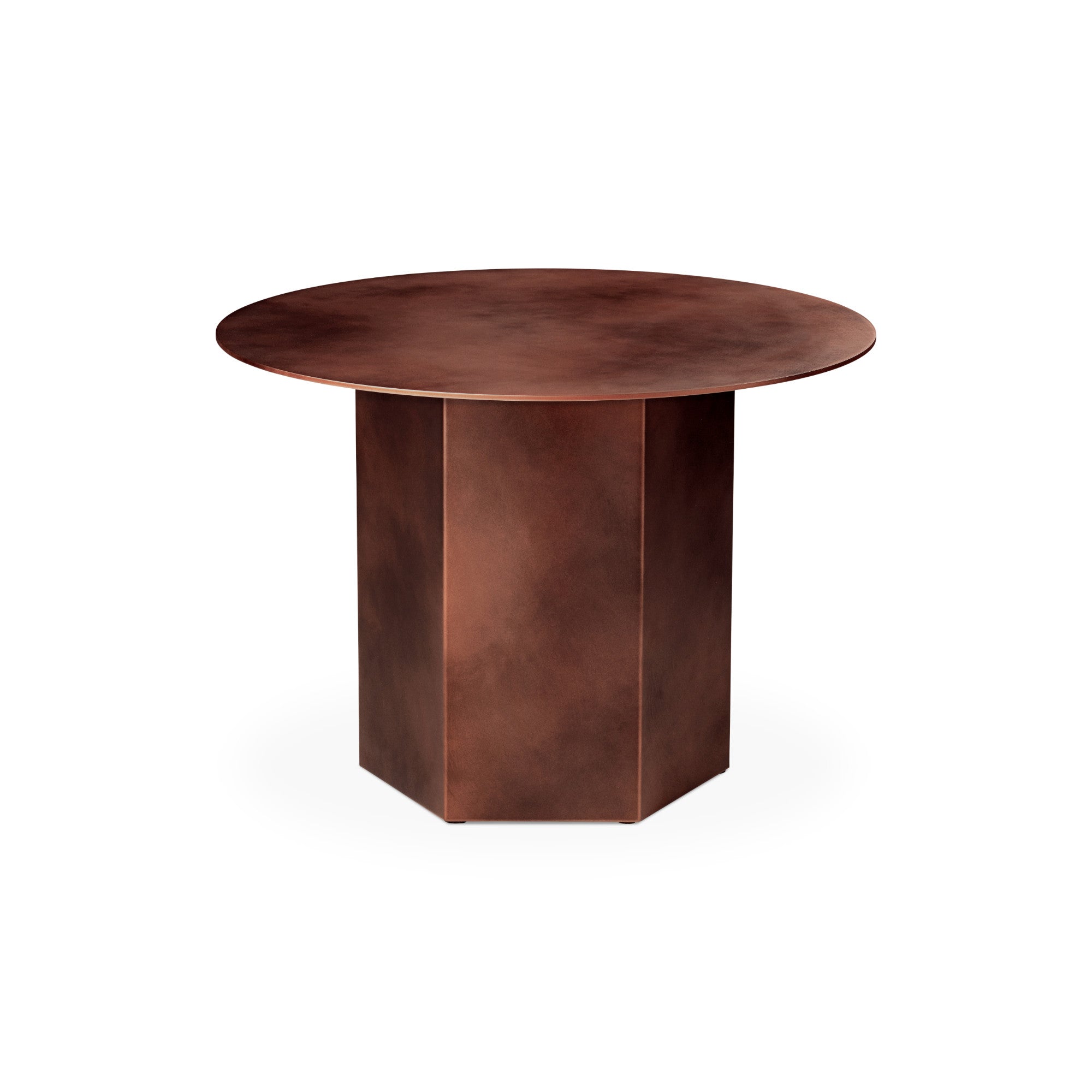 Epic 10074993 Round Side Table - Earthy Red-1