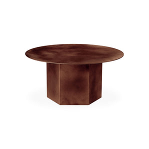 Epic 10074997 Round Coffee Table - Earthy Red