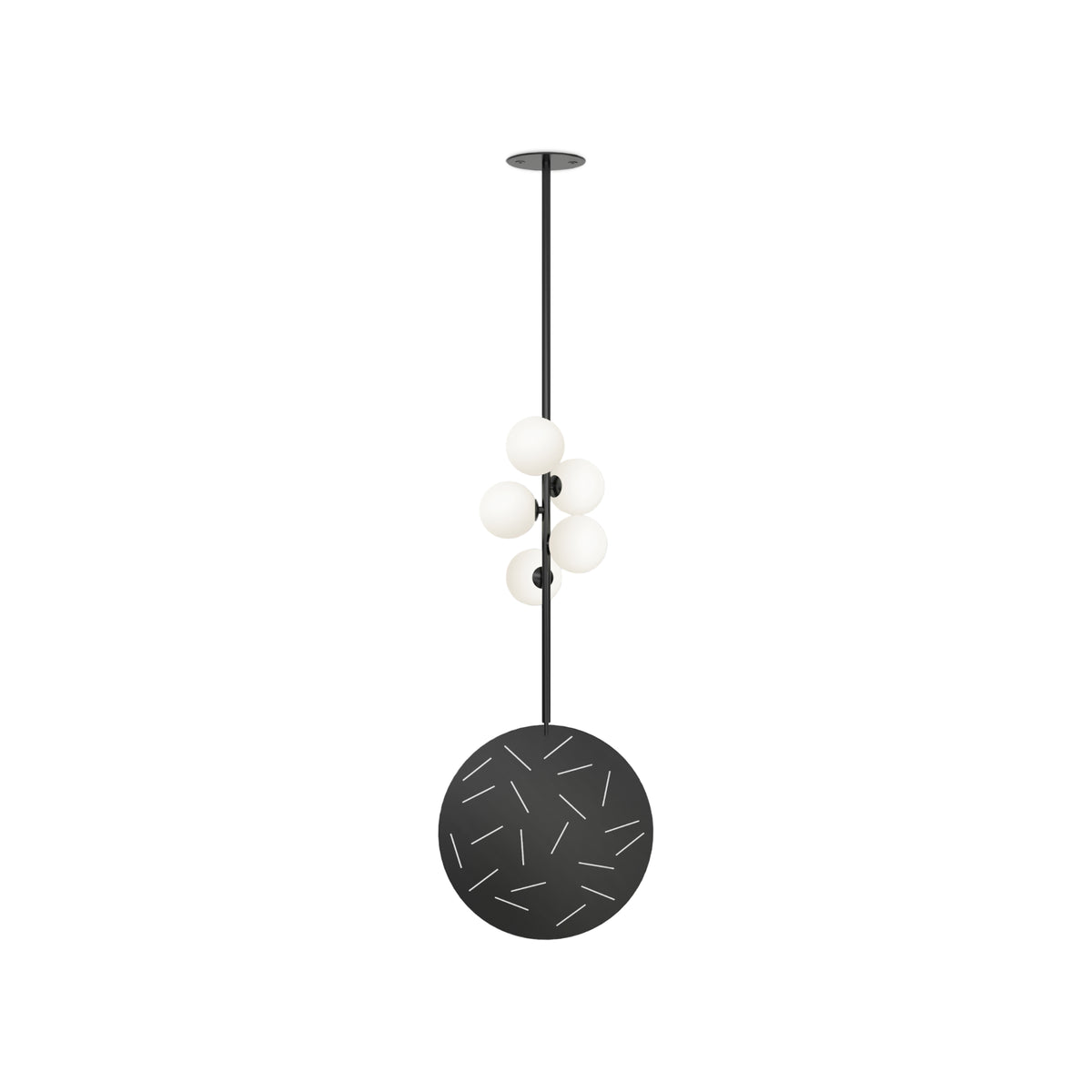 Epic Four Pendant Lamp – 30x118 / Black-1