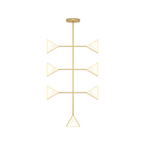 Epic Triangles Pendant Lamp - Brass