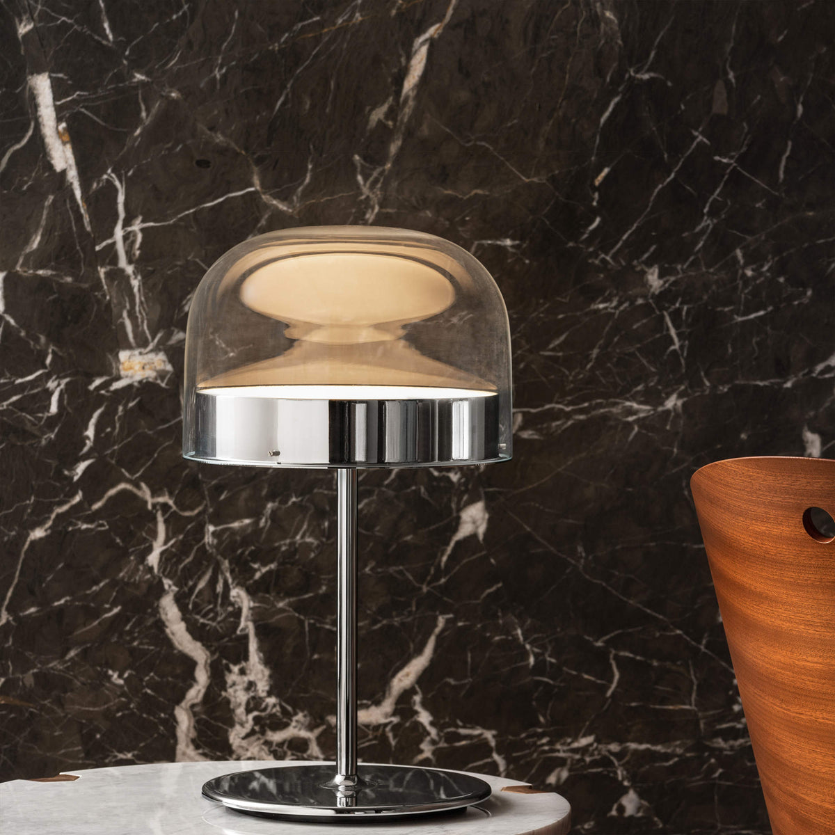 Equatore Table Lamp – 24x42.5 / Chrome-2