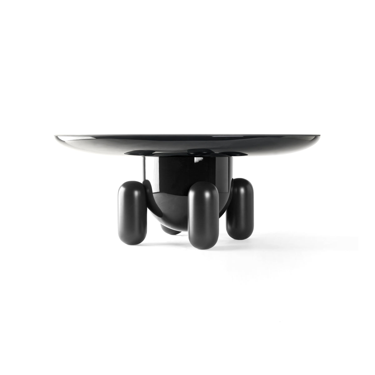 Explorer Coffee Table – 100x42 / Wood (Dark Grey) / Glass (7021)-1