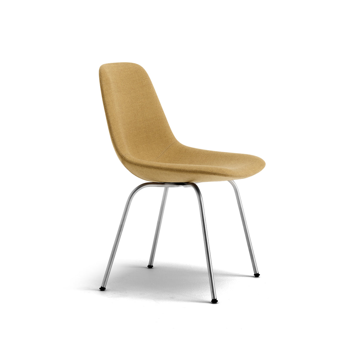 Eyes Dining Chair – 51x85 / Metal (Brushed Steel) / Fabric 1 (Capture 6801)-1
