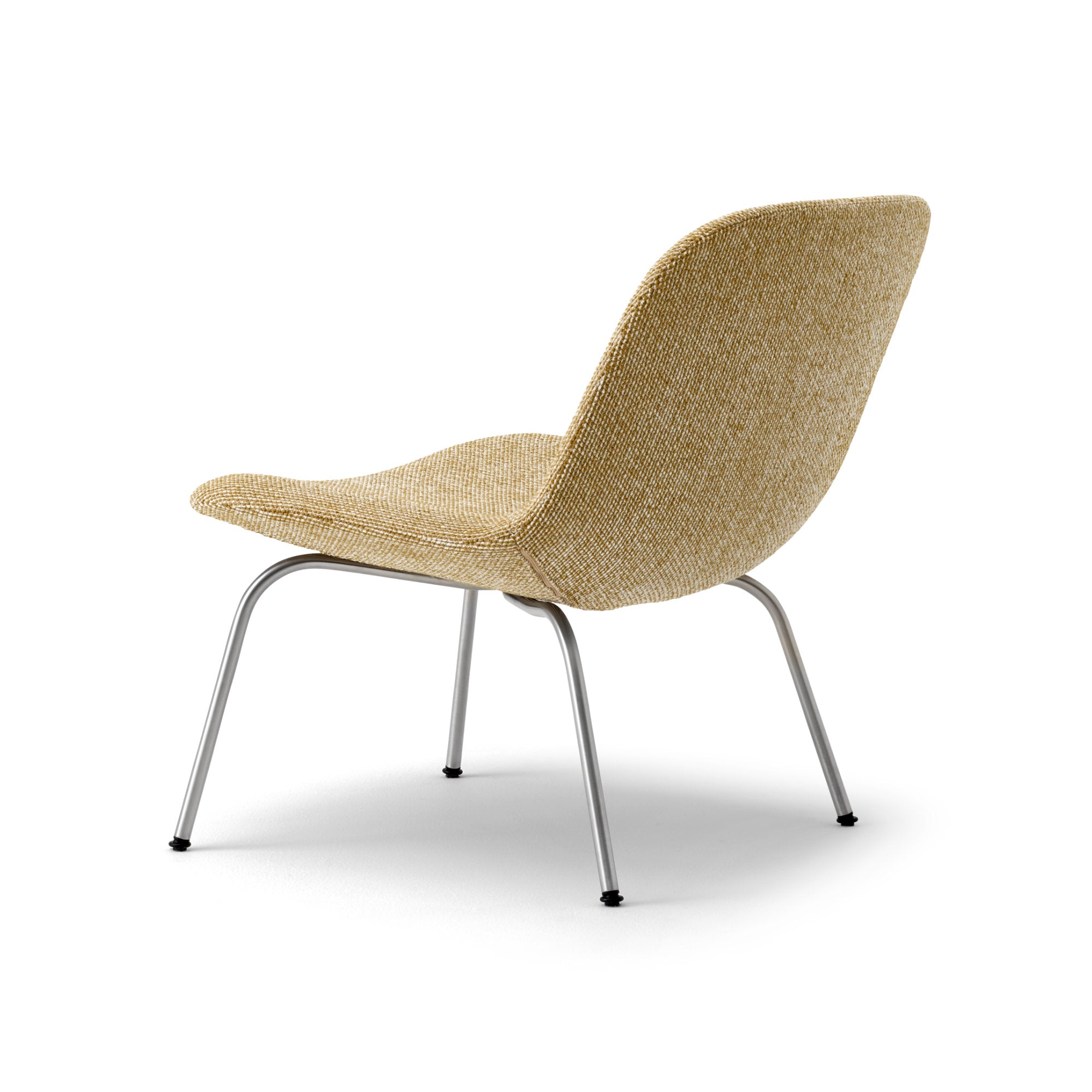 Eyes 4850 4 Leg Lounge Chair - Brushed Steel/Fabric 4 (Safire 16)-5