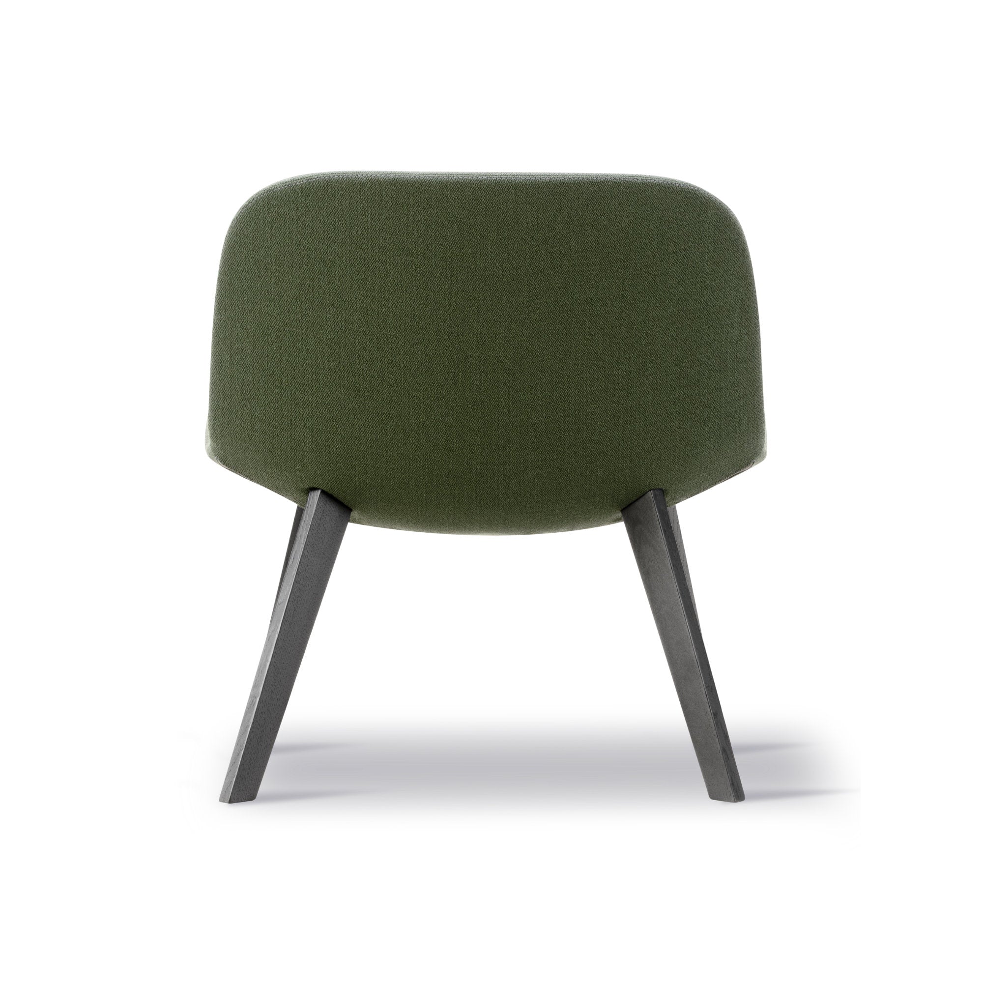Eyes 4854 Wood Base Lounge Chair - Black Lacquered Oak/Fabric 3 (Vidar 972)-5