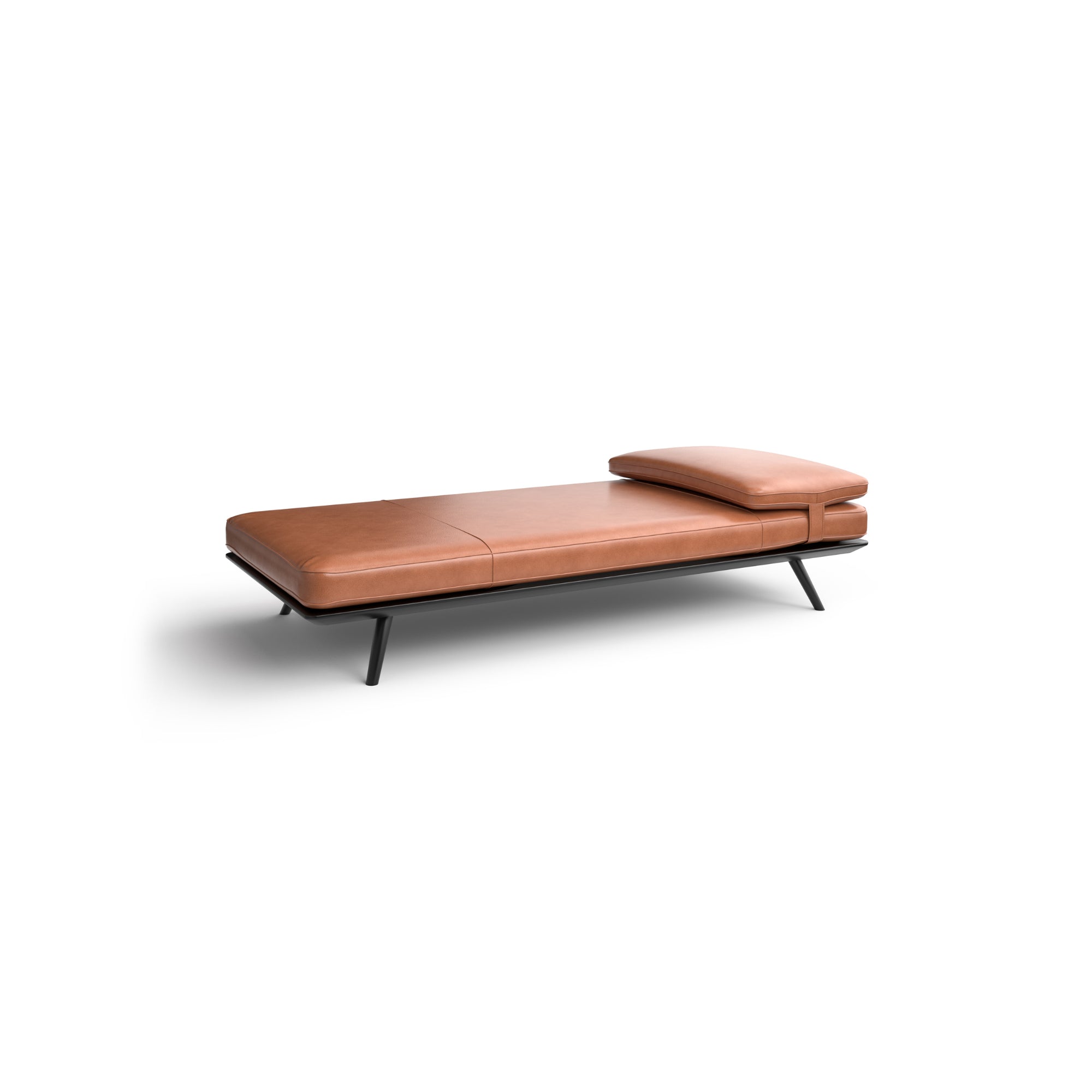 Spine 1700 Daybed - Leather 2 (Cognac 75)-1