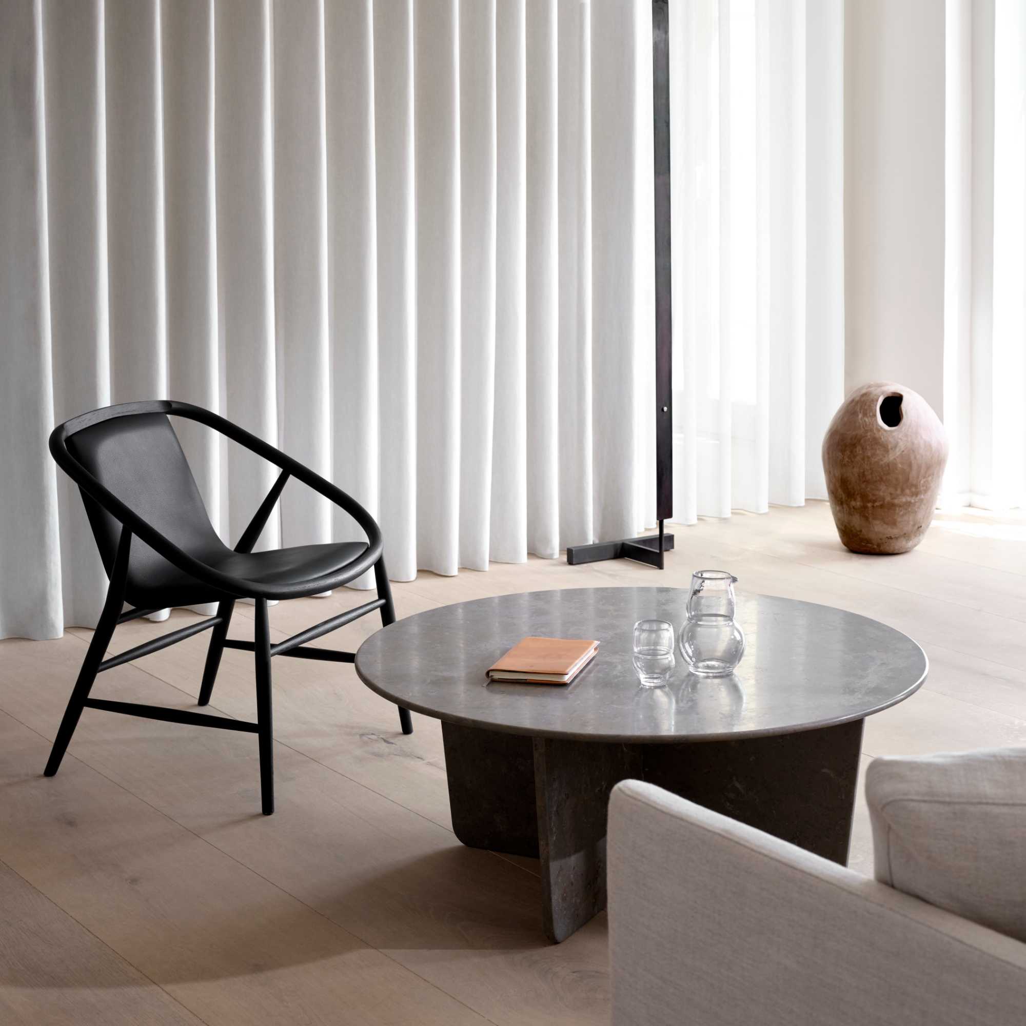 Tableau 1960 Coffee Table - Dark Atlantico Limestone-3
