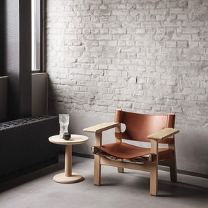 The Spanish Chair Armchair - Oak Soap/Leather (Cognac)