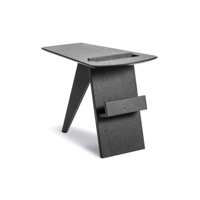 Magazine 6500 Side Table - Oak Black Lacquered/FSC Mix 70%