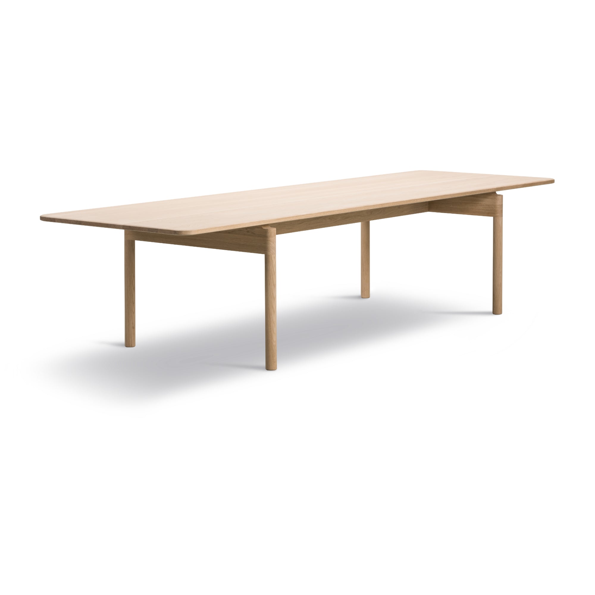 Post 6442 Dining Table - Oak Light Oil