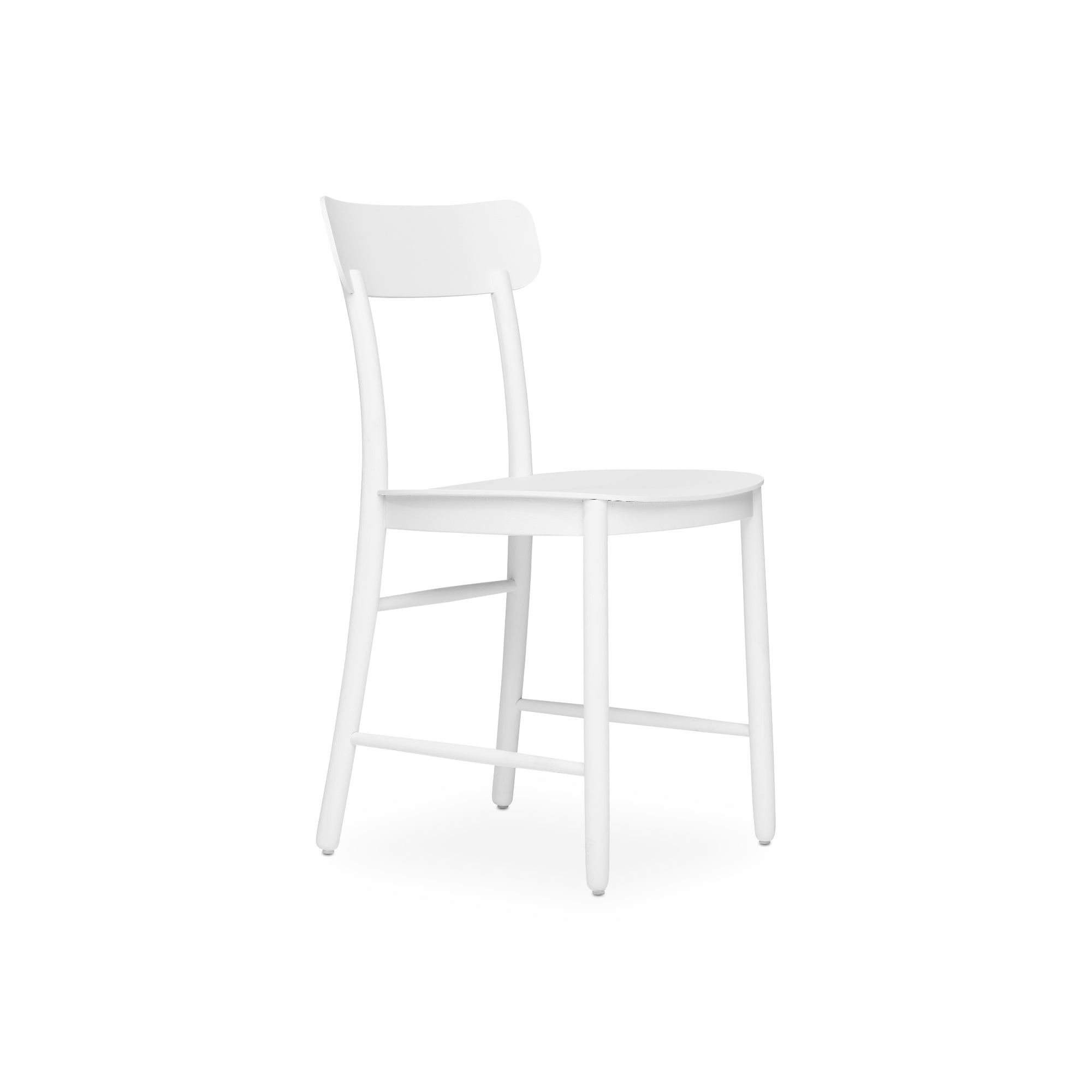 Figurine Dining Chair - White Stained Oak-1