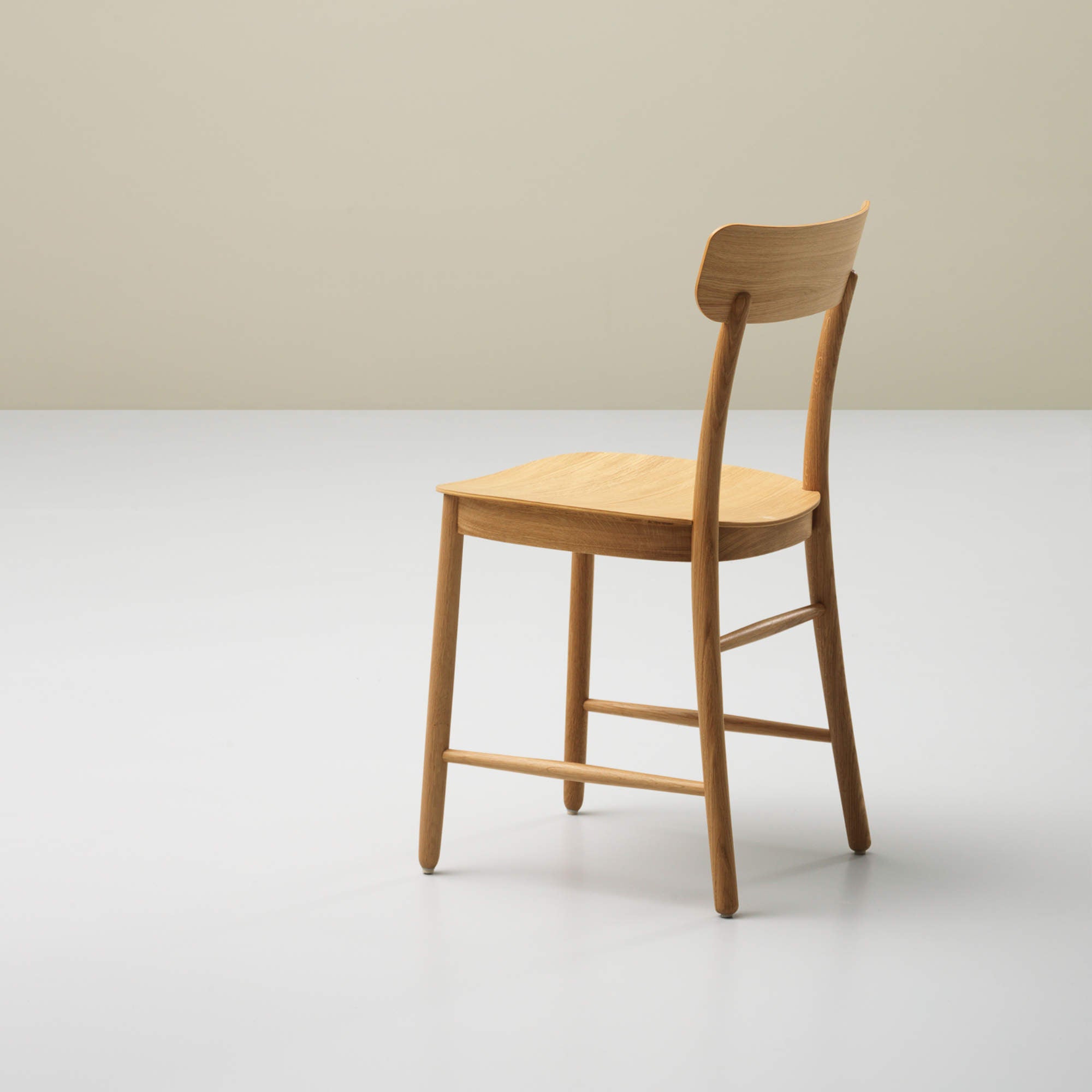 كرسي تمثال - بلوط أسود ملون-4