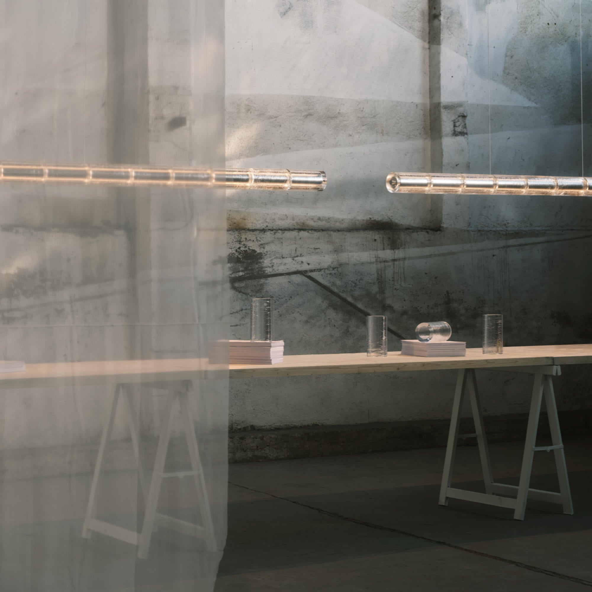 Luce Orizzontale S2 Pendant Lamp - Glass-3