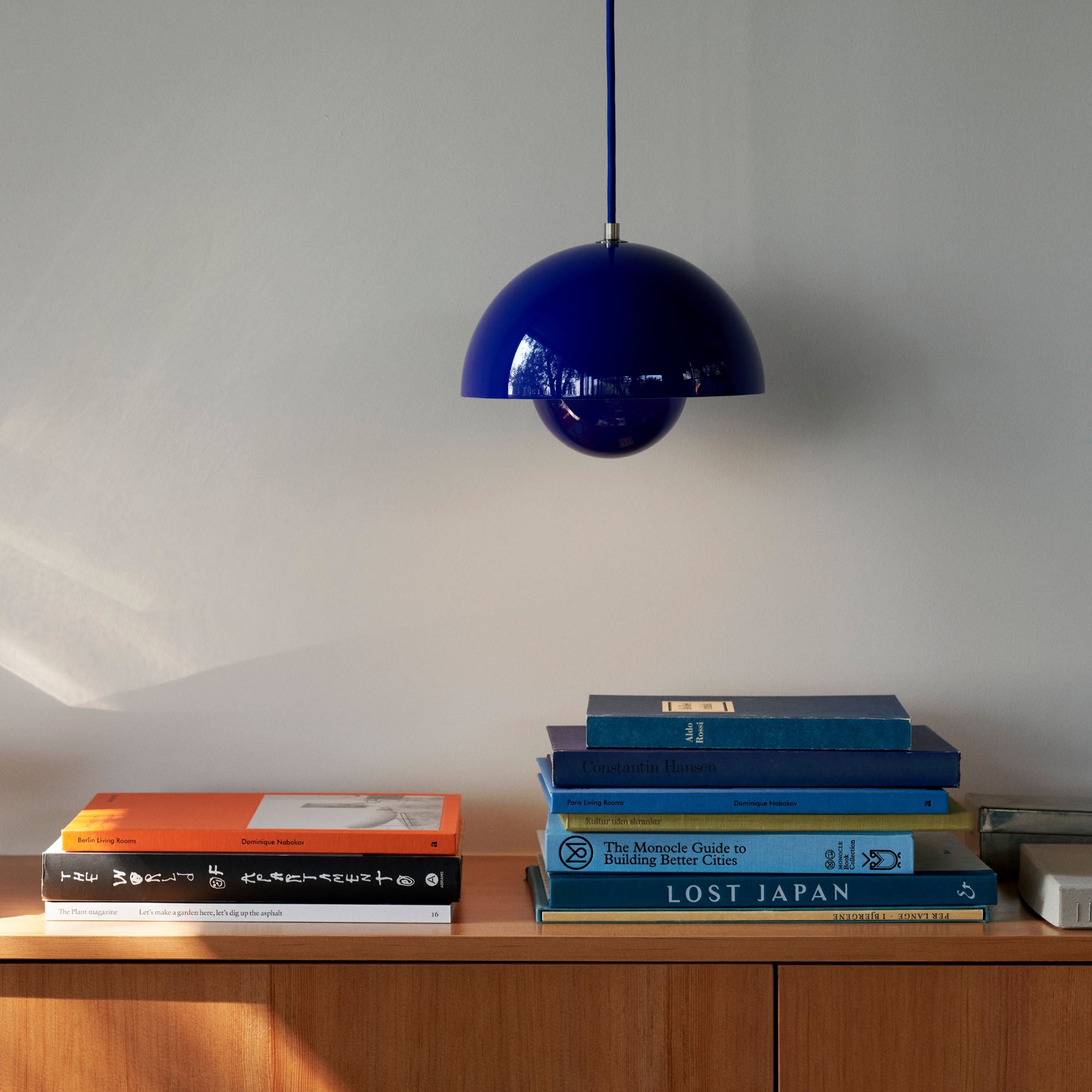 Flowerpot VP1 Pendant Lamp - Cobalt Blue-2