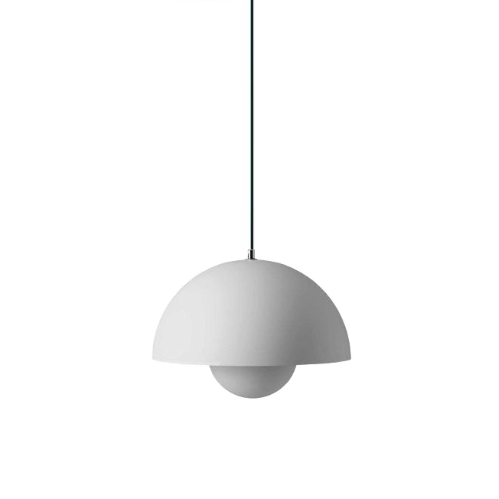 Flowerpot VP1 Pendant Lamp - Matt Light Grey
