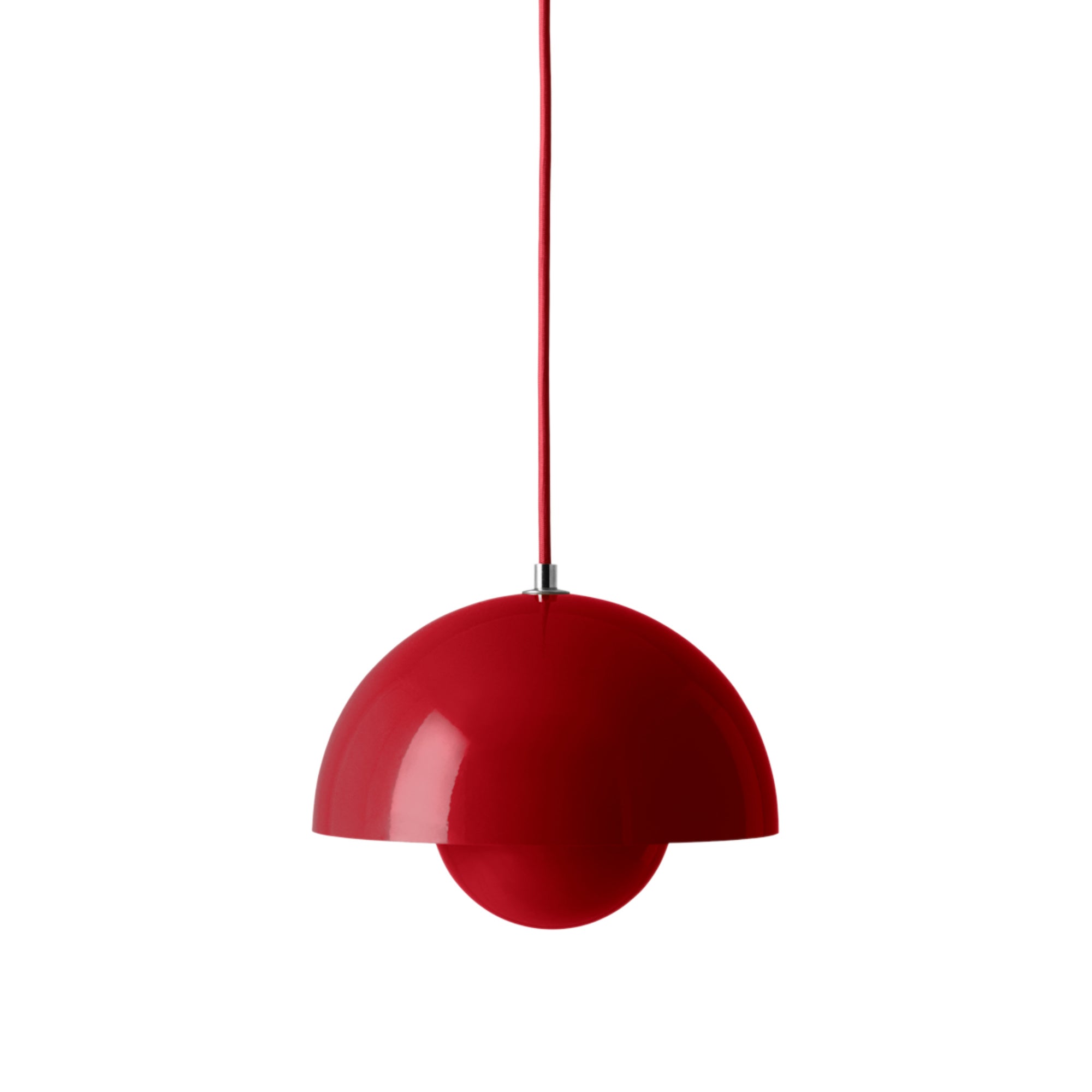 Flowerpot VP1 Pendant Lamp - Vermilion Red