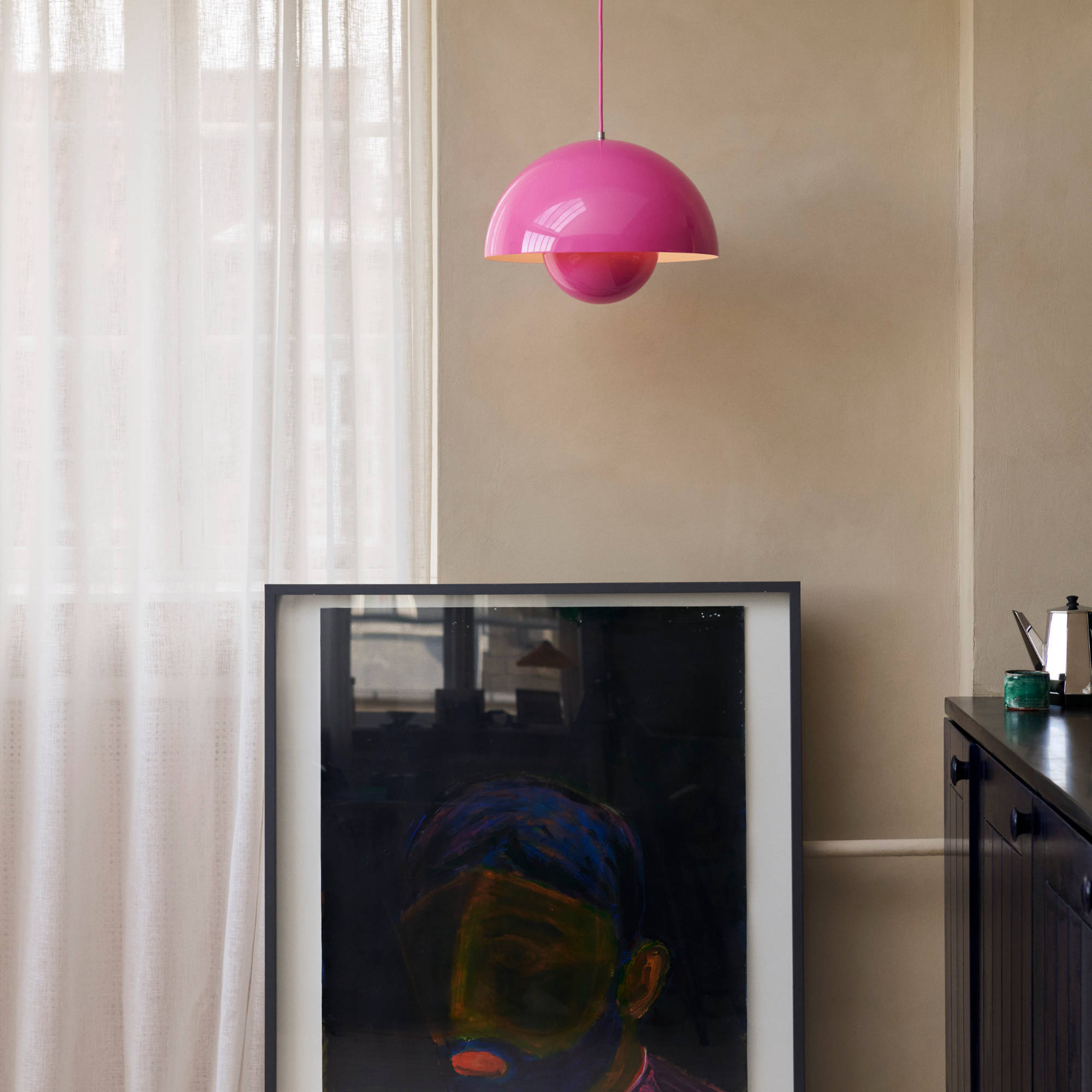 Flowerpot VP7 Pendant Lamp - Tangy Pink