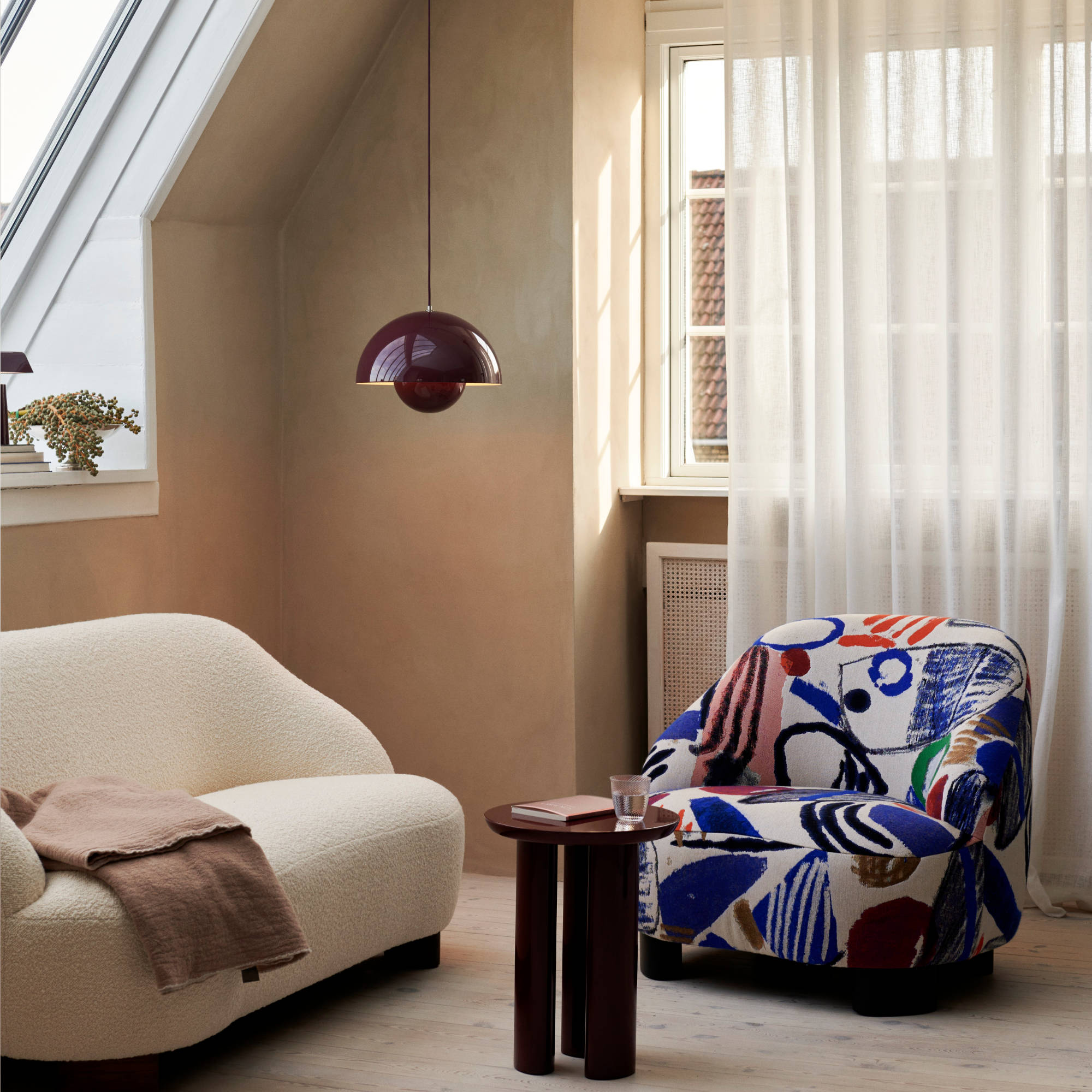 Flowerpot VP7 Pendant Lamp - Dark Plum-4