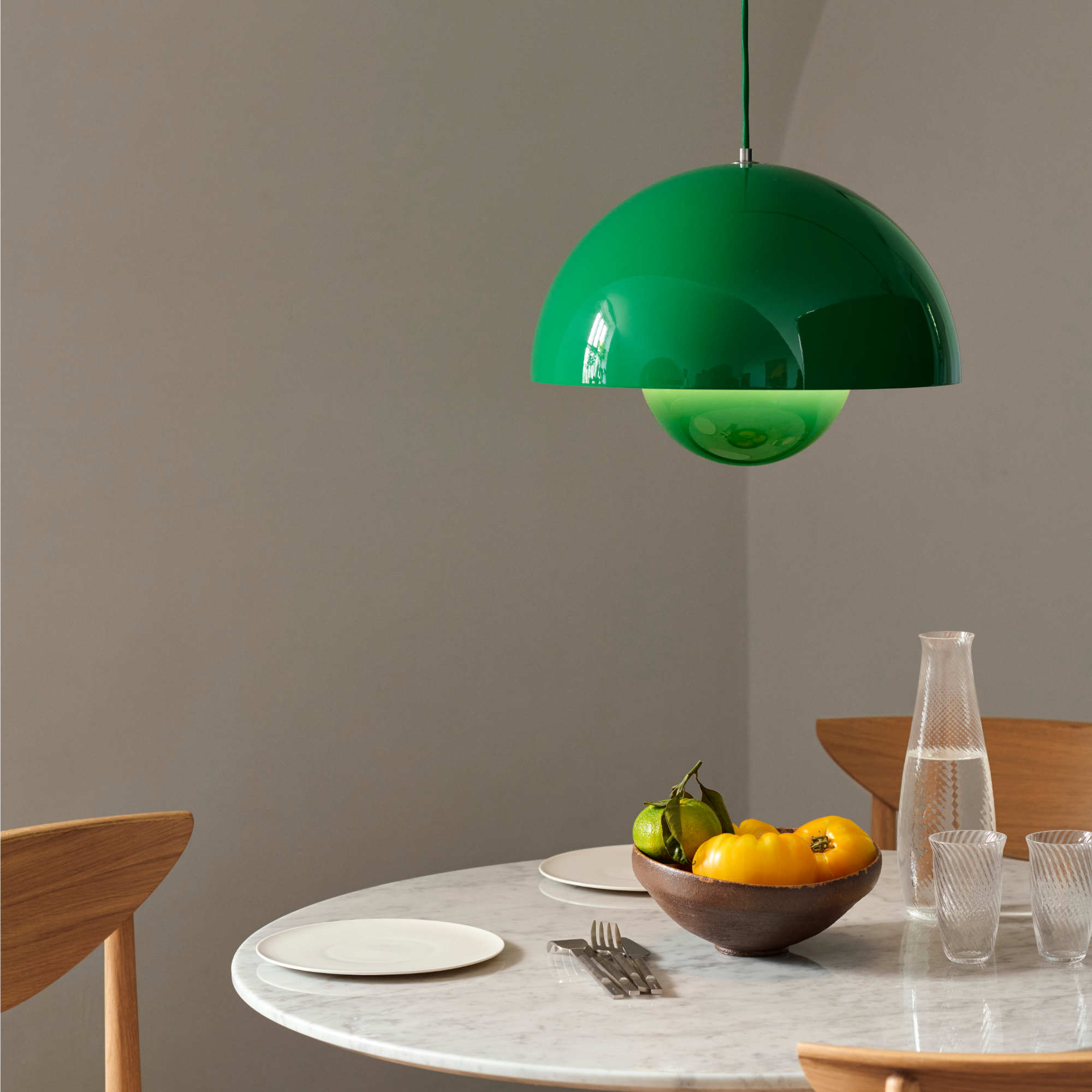 Flowerpot VP7 Pendant Lamp - Signal Green-2