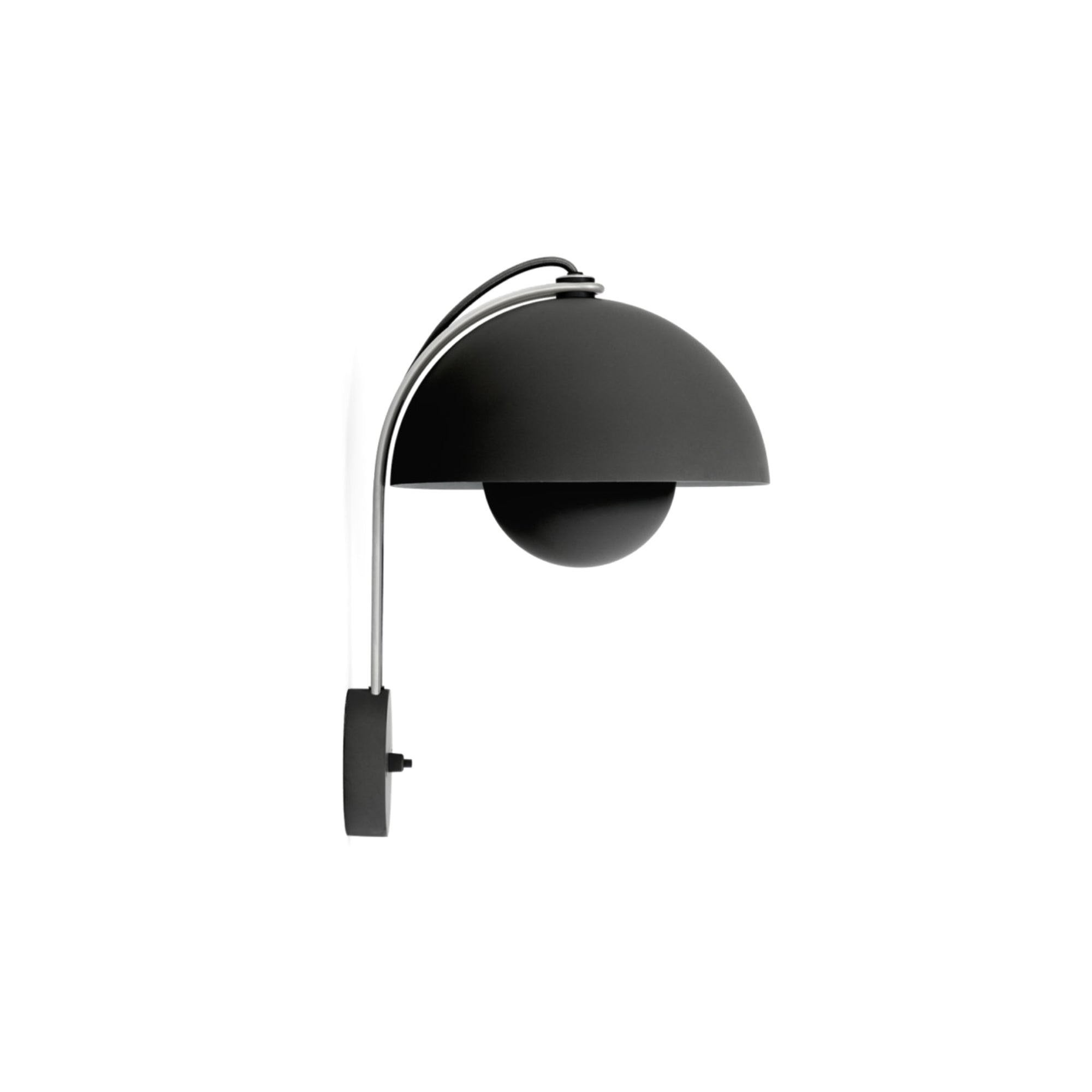 Flowerpot VP8 Wall Lamp - Matt Black