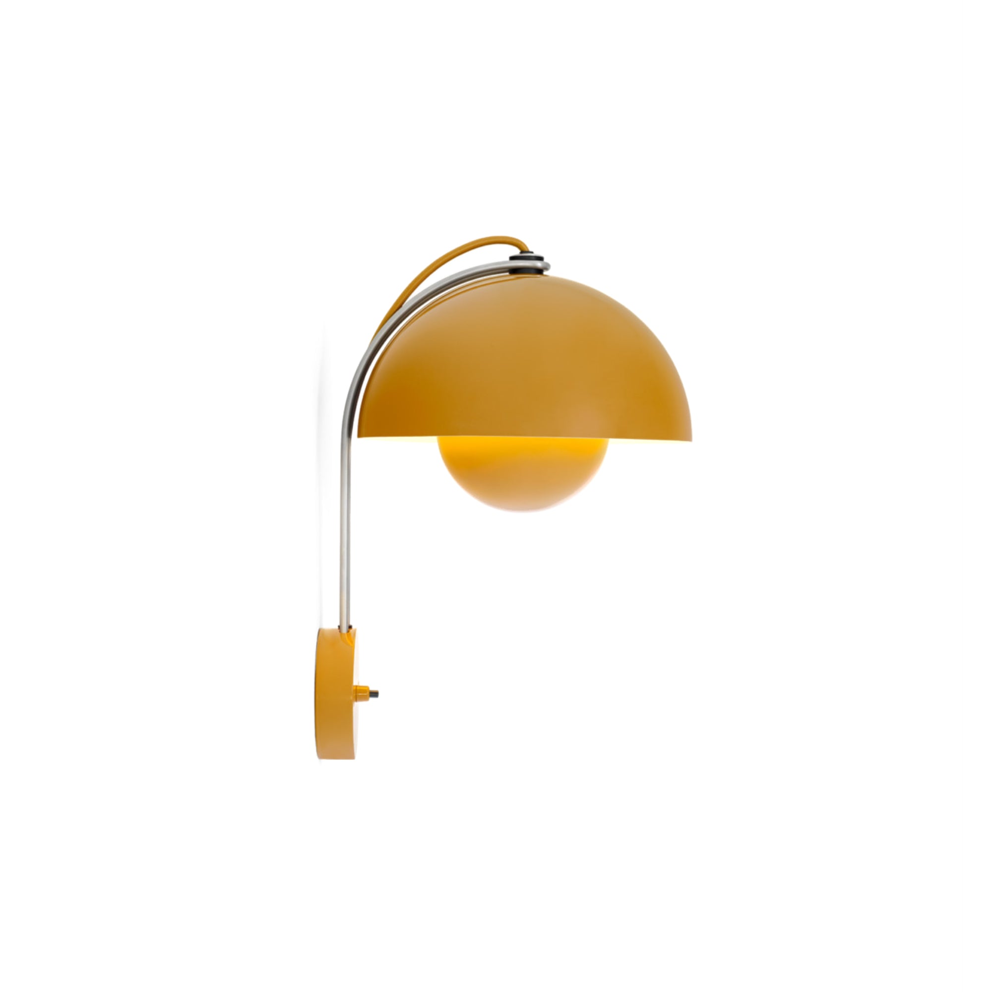 Flowerpot VP8 Wall Lamp - Mustard
