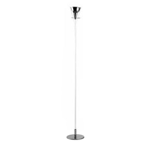 Flute Medium  Floor Lamp - Clear/Chrome