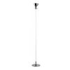 Flute Medium  Floor Lamp - Clear/Chrome