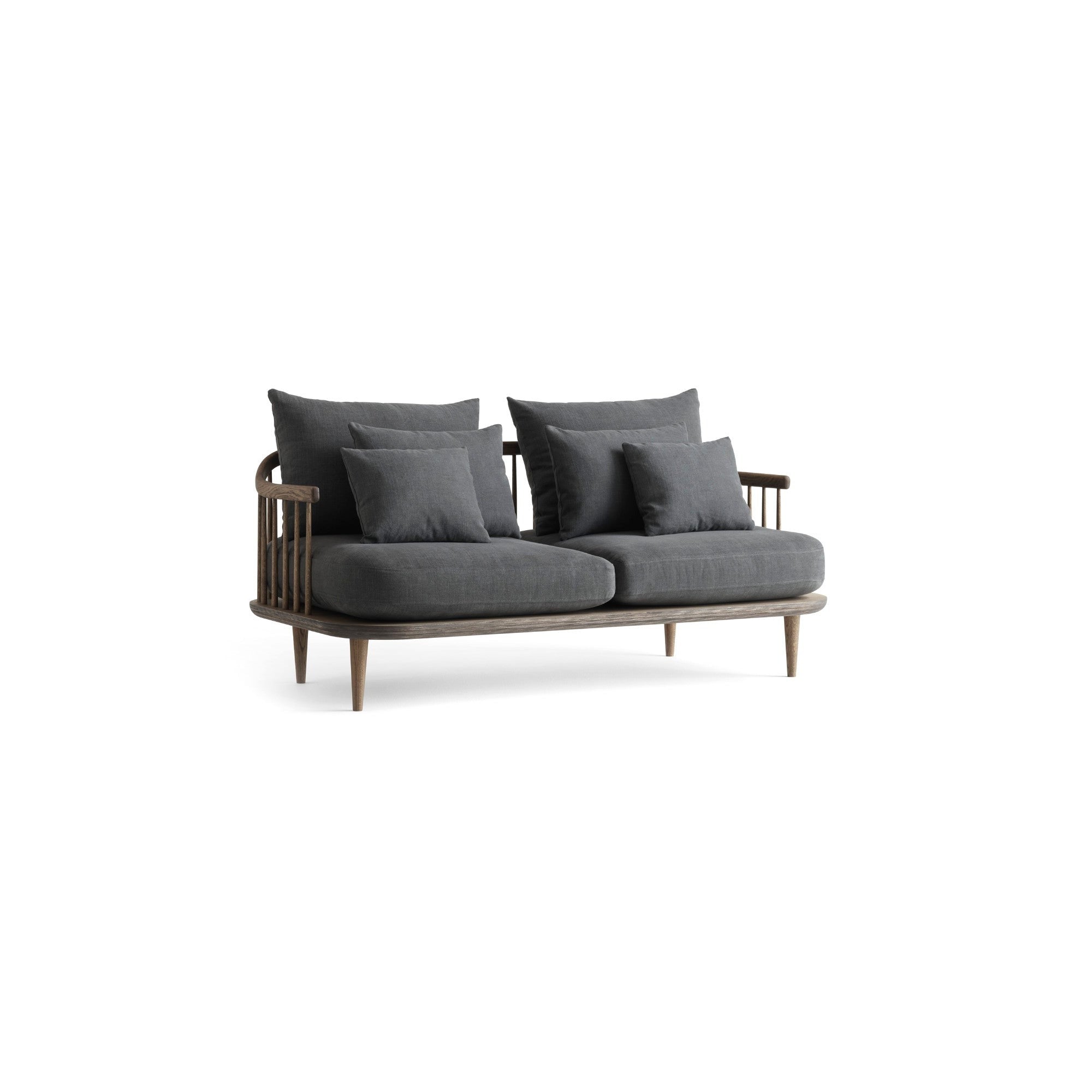 Fly SC2 Sofa - Smoked Oiled Oak/Fabric 1 (Hot Madison 093)-1