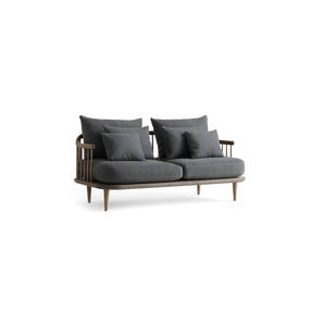Fly SC2 Sofa - Smoked Oiled Oak/Fabric (Hot Madison 093)