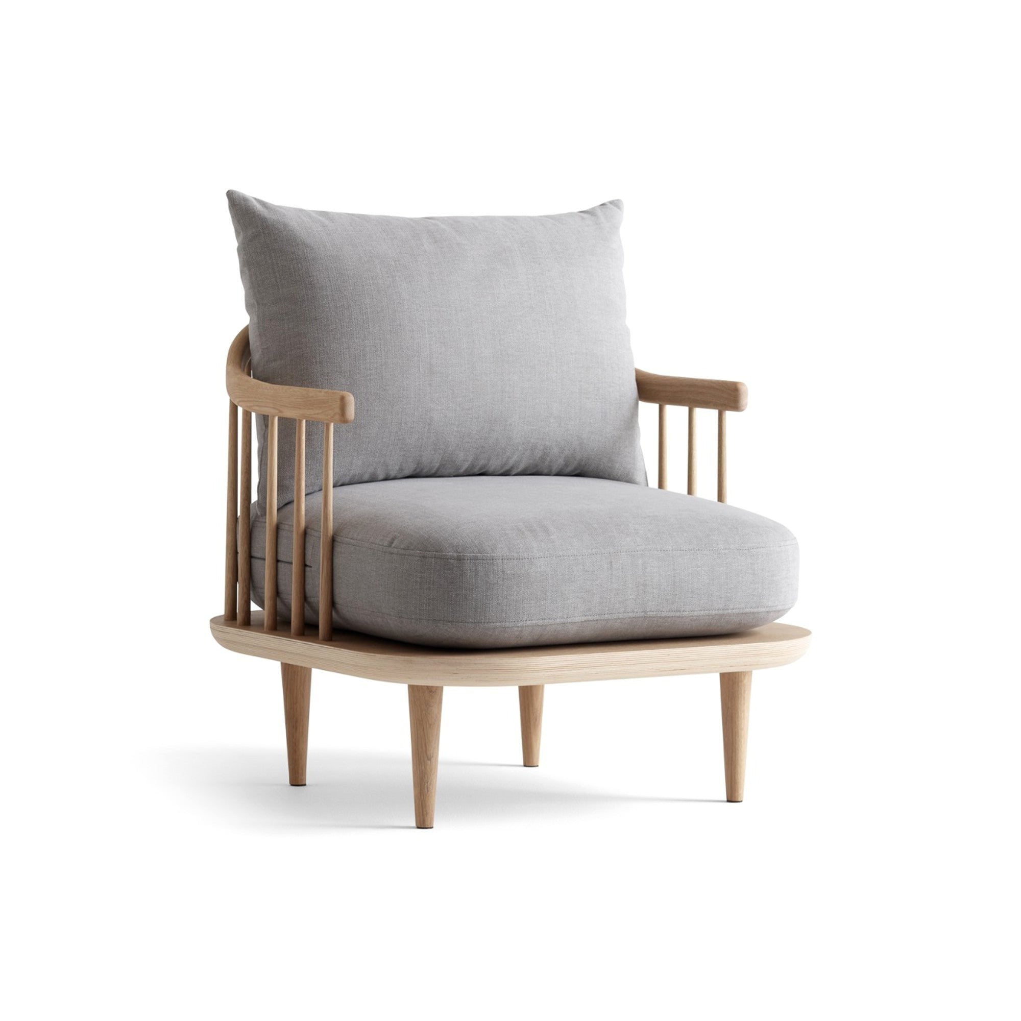 Fly SC10 Armchair - Oiled Oak/Fabric 1 (Hot Madison 094)