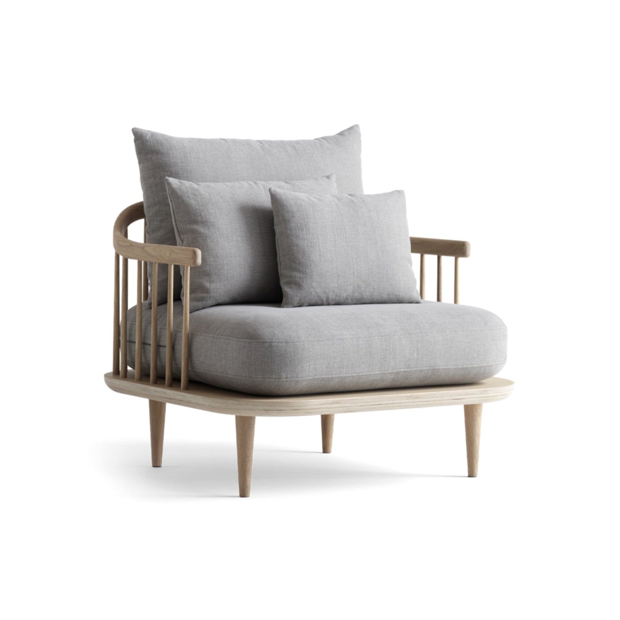 Fly SC1 Armchair - Oiled Oak/Fabric 1 (Hot Madison 094)