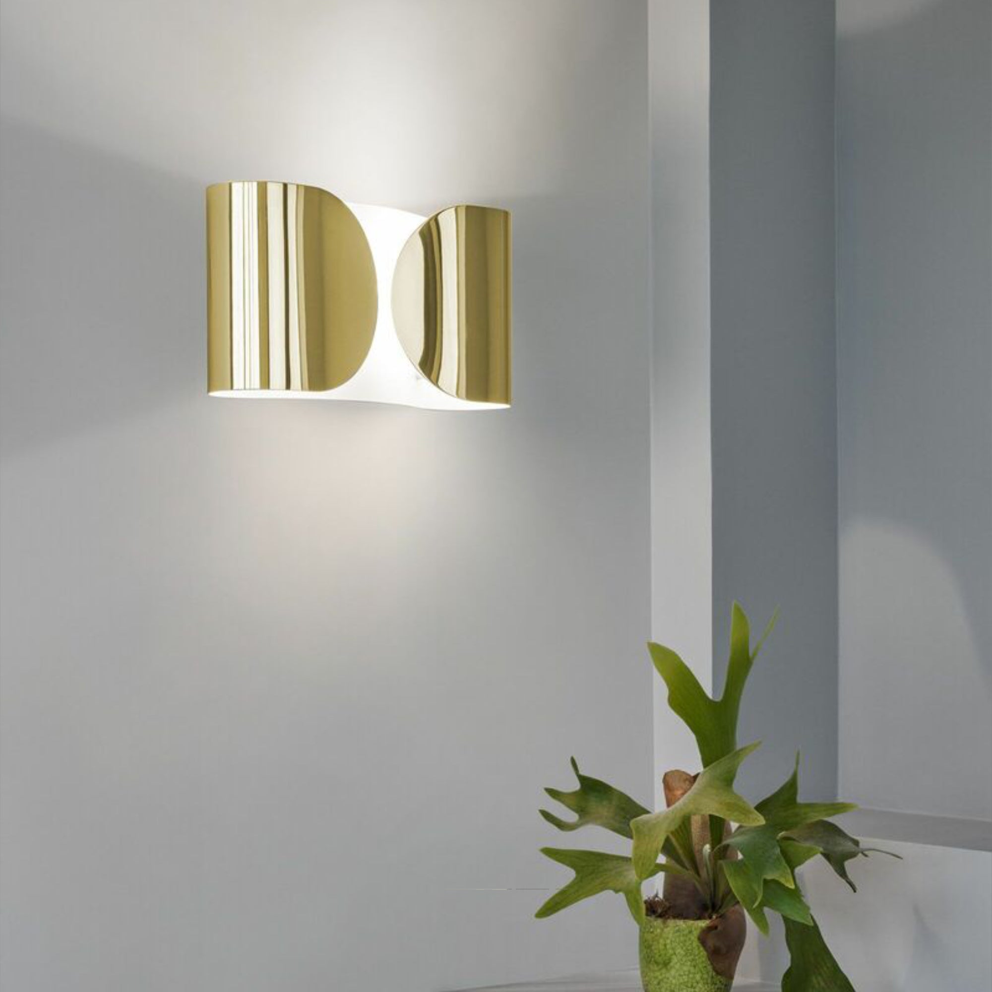 Foglio Wall Lamp - Gold